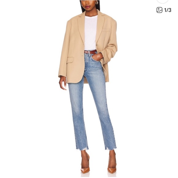 Agolde High Rise Crop Riley Jean - Picture 3 of 3